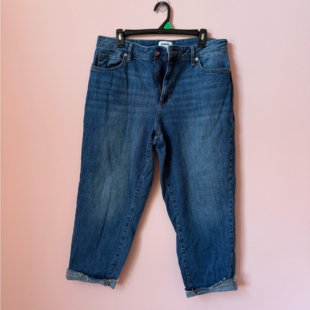 Sonoma Blue Ankle Cropped Jeans